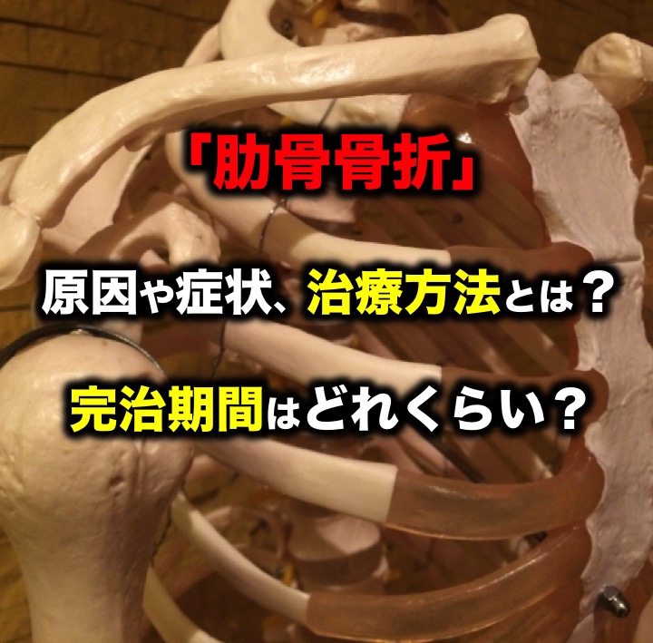 「肋骨骨折」の原因や症状、治療方法とは？完治期間はどれくらい？